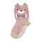 Wrapables Peek A Boo Animal Non-Skid Toddler Socks (Set of 6), Zoo Animals Large